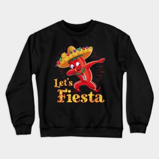 "Fiesta Pepper Dab: Cinco de Mayo Celebration" Crewneck Sweatshirt